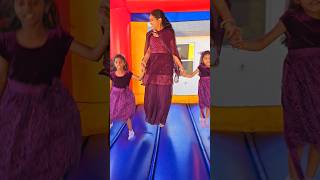 #momanddaughterdresses #trampoline #Sankeerthana world