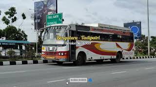 APSRTC Super Luxury Bus: Bengaluru to Tadipatri | Route & Timings Detailed Guide