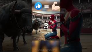 Spiderman, Venom and Captain America in a bullfight #marvel #spiderman #brawlstars