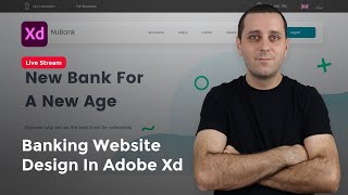 Banking Website Design in Adobe Xd