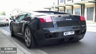 Supercars in Melbourne - RR Ghost, Gallardo, 458 Italia