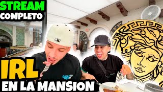 IRL ALMORZANDO EN LA MANSION VERSACE CON SAMULX | STREAM COMPLETO | WESTCOL |