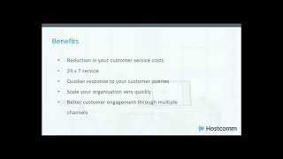 Hostcomm Chatbot webinar