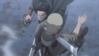 Levi Attack Reiner and Beast Titan Attack The Scout - Attack on Titan Season 3 Part 2 ( HD )