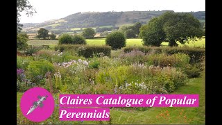 Claires Catalogue of Popular Perennials