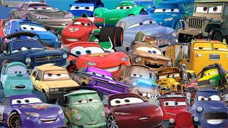 Looking For Disney Pixar Cars 3 Lightning Mcqueen, Doc Hudson, Bobby Swift, Meter, Luigi, Fillmore.