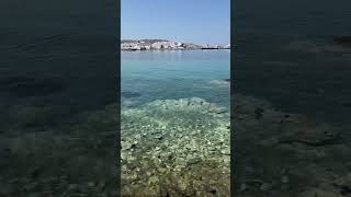 Look how clear this water is! Mykonos, Greece is gorgeous 🇬🇷#greece #mammamia #cruise #mykonos