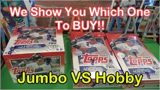 First LOOK 2023 Topps Series 2 Jumbo Vs Hobby Box Reveal