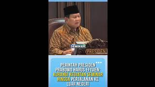 Prabowo berkomitmen perbaiki sistem birokrasi dengan melakukan sejumlah langkah efisiensi anggaran.