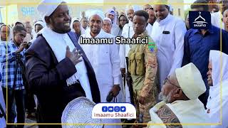 Dr Sh Maxamed Shaakir Oo Hogaaminaya Jamaacada Ree Sh Yusuf Direed Oo Gaaray Tacsida Sh Cusman Xidig