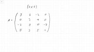 Wiederholung Determinante von 4 kreuz 4 Matrix berechnen