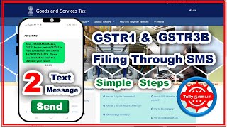 GSTR1 and 3B Nil Return through SMS in Tamil | How to file GST return through SMS