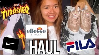 TRY ON HAUL JUNKYARD - Fila, Trasher, Elesse (revue)