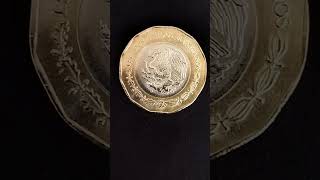 Moneda Veinte Pesos AGUILA REAL AGUILA CALVA México 2022 #shorts