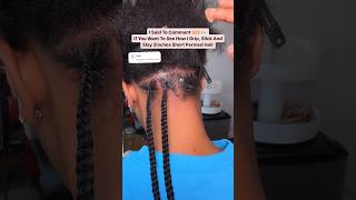 First thing you need is just a little gel. #hairshorts #lifestyle #ytshorts #hairtutorial #braids