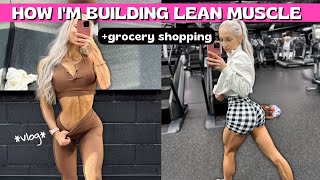 How I'm Building Muscle without Gaining Fat + Grocery Shopping With IFBB PRO