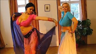 Arabic and Indian Belly Dancer Hot  Dance