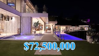 INSIDE a $72,500,000 Hollywood Hills MEGA Estate