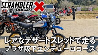 Ducati Desert Sledでプラザ阪下を走ってきた