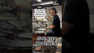 Improve Drum-Set Speed by Isolating 🥁#drumlesson #drums #mobility