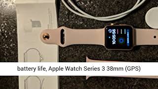 Apple Watch Series 3 - GPS - Gold Aluminum Case with Pink Sand Sport Band - 38mm