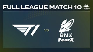 LCK AS 하반기 아카데미 리그 풀리그 MATCH 10 | T1 vs FOX | 10.27. | LCK AS