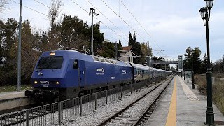 Trains traffic at Dekeleia railway station [23-24.01.2021] - [377]