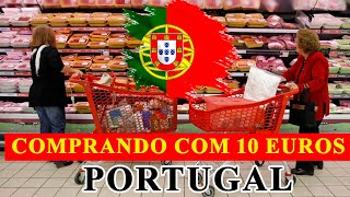 COMPRANDO COM APENAS 10 EUROS EM PORTUGAL