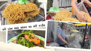 Hàng mì xào giòn gốc Hoa, bí quyết của ông chú học từ nhà hàng nổi tiếng Sài Gòn