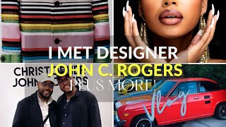 Fashion VLOG: I met Christopher John Rogers for  Private Event,  photoshoot and more #vlog