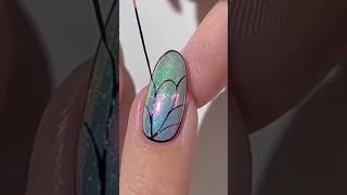 Butterfly Wings Nail design #nails #nailart #naildesign #trendy #shortvideo