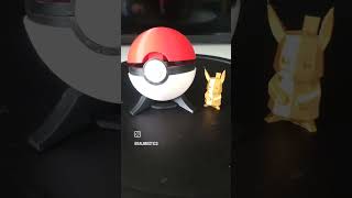 Made my son a Pokémon ball and golden Pikachu. free files available. contact me for any 3D needs