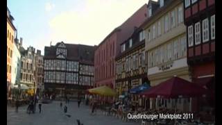 Quedlinburg - Markt 2011 vor der Neugestaltung