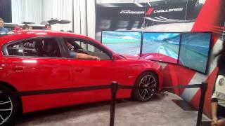 Dodge...simulator with real car