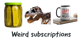 Weird monthly subscriptions