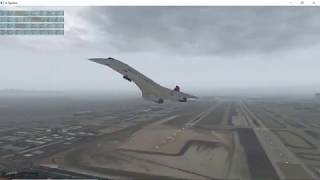 X-Plane 11.40 r2 - Concorde v1.03, from Las Vegas, NV (KLAS) to San Francisco (KSFO)