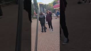 Walking with a sword at Allou fun park