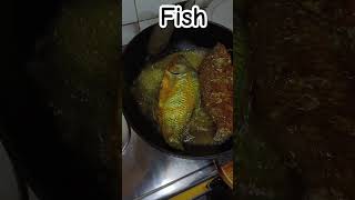 Fish Tilapia  |  তেলের মধ্যে ভাজা মাছ অনেক মজা হবে  #youtube 👍