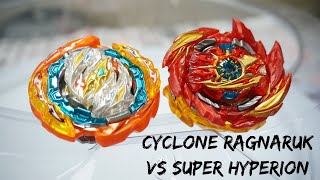 Beyblade Burst Cyclone Ragnaruk Vs Super Hyperion