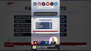 🇦🇺 AUS Passport price increased to become most expensive in the world 🇦🇺#australia #immigration