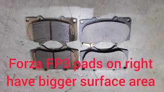 #0031 Fortuner front brake pads