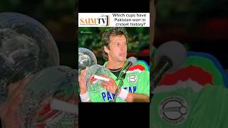 Which cups have Pakistan won in cricket history😎.Saim TV #viralshort #amazingfacts #informative .