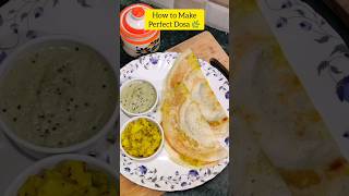 #ytshorts How To make Perfect Dosa #dosa #recipe #youtubeshorts #viral