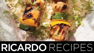 Sesame and Honey Marinated Tofu Skewers | Ricardo Recipes