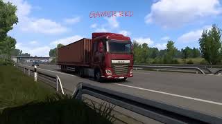 new daf truck going for the new job...look his attitude.. euro truck simulator 2 #eurotrucksimulator