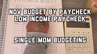 Low Income Budget By Paycheck | Budget for beginners | How to Budget paycheck | Budget