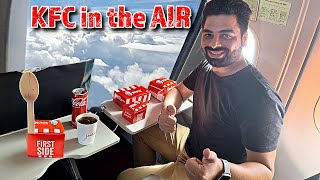 Tried KFC at 40,000 ft | Delhi to Goa | Air India Express review