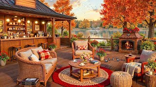 Soft Jazz Music to Unwind 🍂 Autumn Jazz Melody - Coffee Truck & Lakeside Ambience