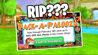 Wizard101: RIP PACK-A-PALOOZA?!?