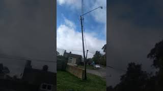 Poste de luz del Barrio Los Robles